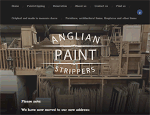 Tablet Screenshot of anglianpaintstrippers.co.uk